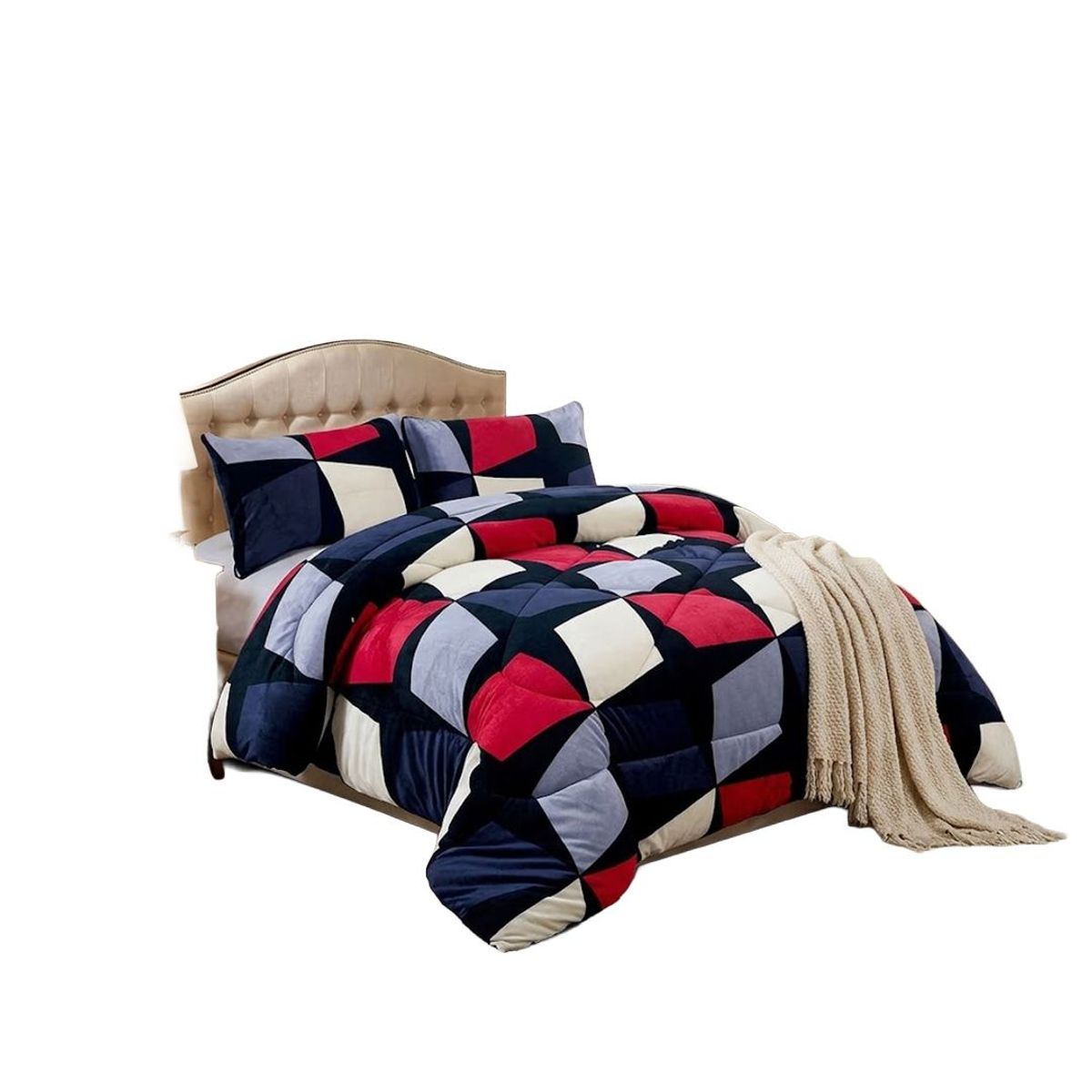 GENERICO - Cobertor De Invierno Con Diseño Plush Tamaño 2 Plazas