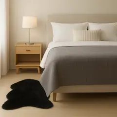 CHANTILLY - Bajada Cama Negro 60 x 90