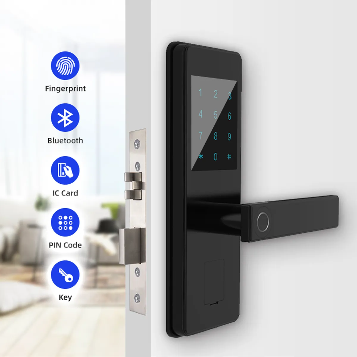 VIPA - Cerradura Digital Bluetooth D610 Cerrojo Doble - Cierre Izquierda