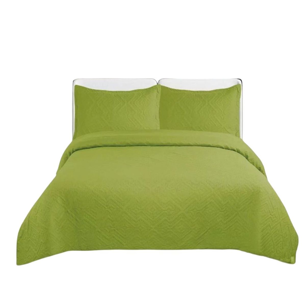 GENERICO - Cubrecama Quilt De Verano Unicolor Tf King