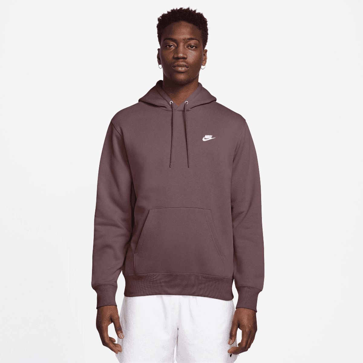 NIKE - Polerón Nike Club Morado Hombre - Violeta