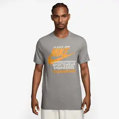 NIKE - Polera Sportswear Negro Hombre - Gris