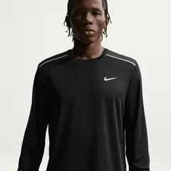 NIKE - Polera Miler Negro Hombre - Negro