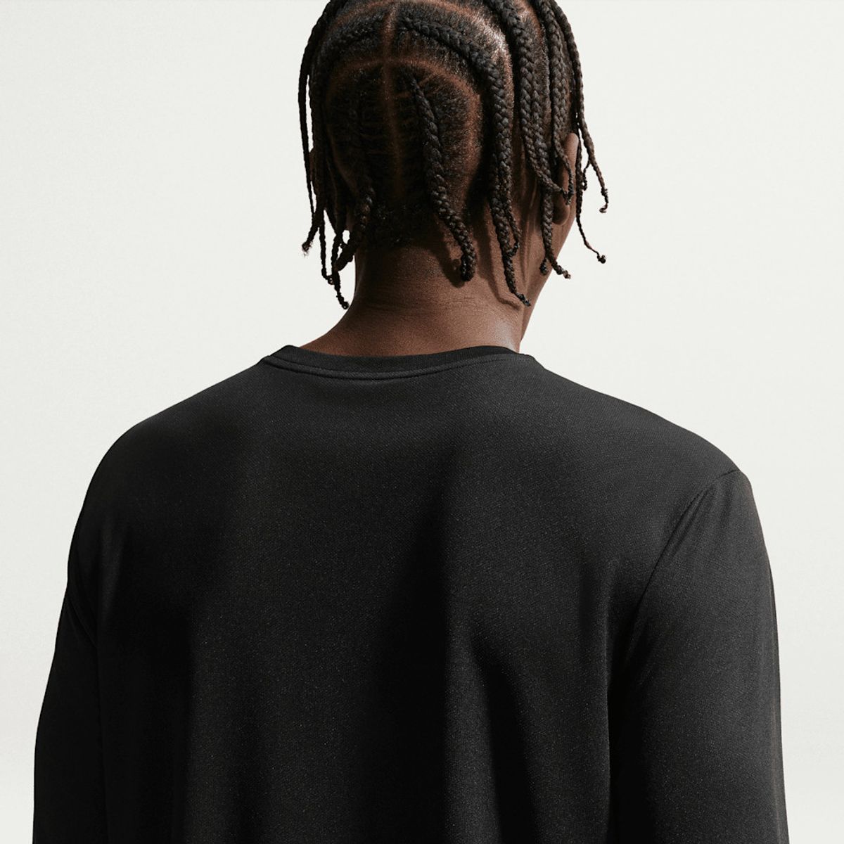 NIKE - Polera Nike Miler Negro Hombre - Negro