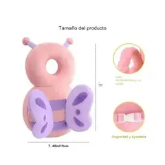 GENERICO - Mochila Antigolpes Para Bebe, Cojin Anticaída