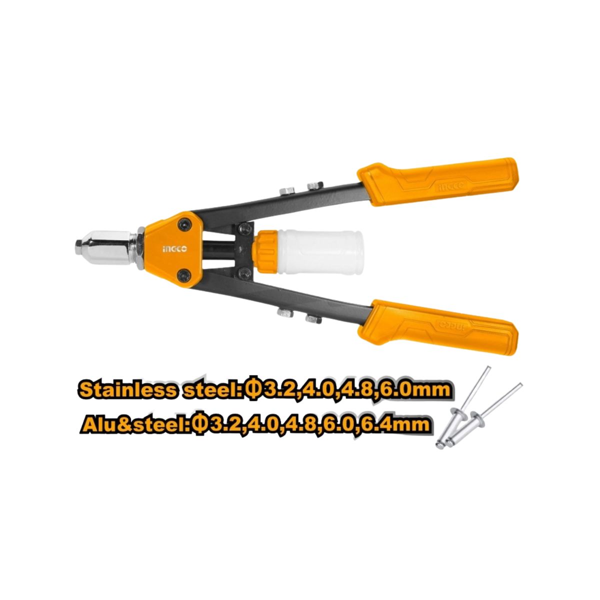 INGCO - Remachadora Manual INGCO 13 Pulg Brazo Largo HR131 Uso Profesion