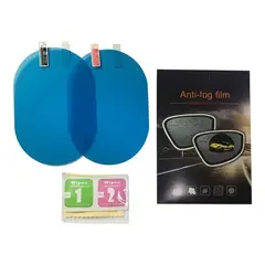 GENERICO - Kit de Películas Protectoras Antiniebla Antilluvia para Espejos Retrovisores Ovalado
