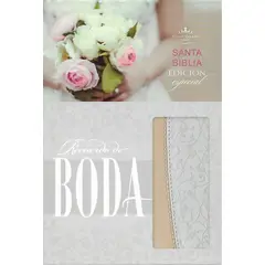 SOCIEDAD BIBLICA CHILENA - Reina Valera 1960 Biblia Recuerdo de Boda blanca