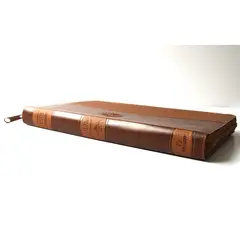 SOCIEDAD BIBLICA CHILENA - BIBLIA RV60 GR PIEL CANELA ZIP
