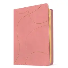 SOCIEDAD BIBLICA CHILENA - Biblia de estudio del diario vivir para jóvenes NTV con Filament SentiPiel Rosa pastel