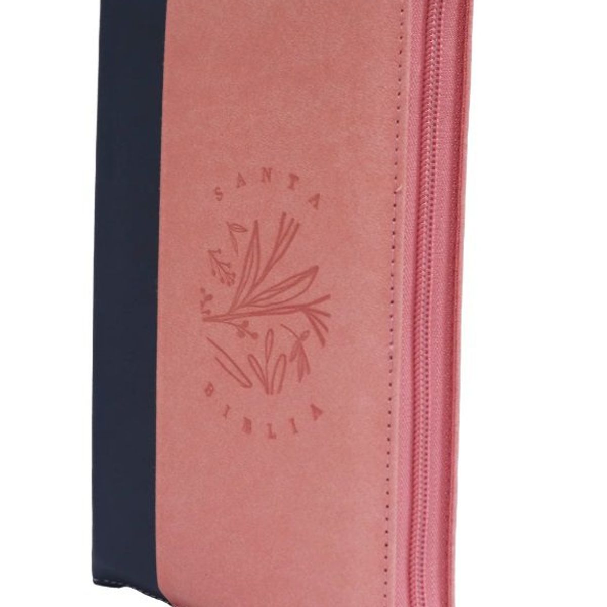 SOCIEDADES BIBLICAS UNIDAS - Biblia Reina Valera 1960 letra grande con cierre rosa canto pintado