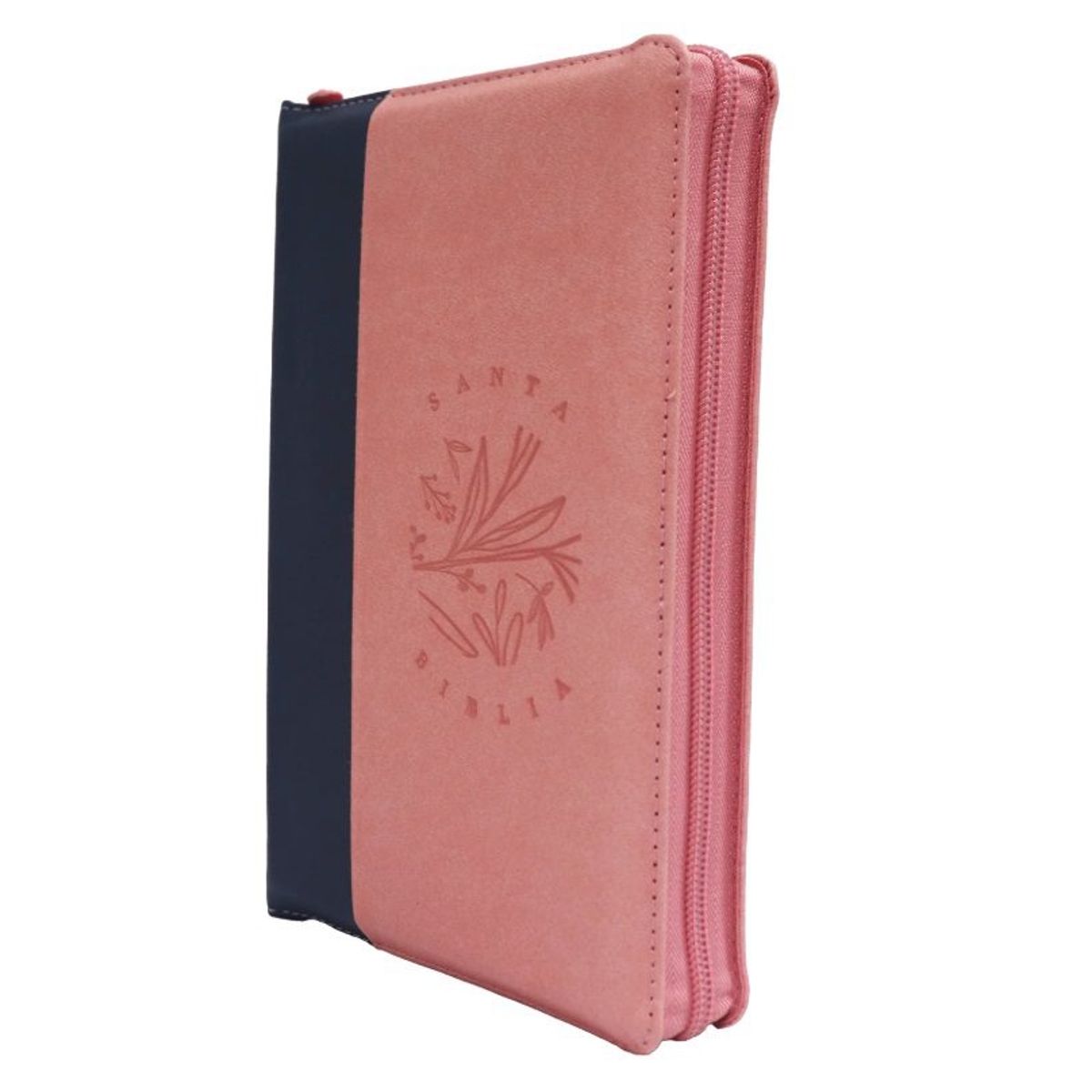 SOCIEDADES BIBLICAS UNIDAS - Biblia Reina Valera 1960 letra grande con cierre rosa canto pintado