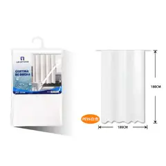 GENERICO - Cortina de Baño Anti-Hongos Impermeable - Diseño Elegante y Duradero