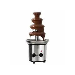 MOVI - Cascada Fuente Chocolate Fondue 4 Niveles Acero Inoxidable