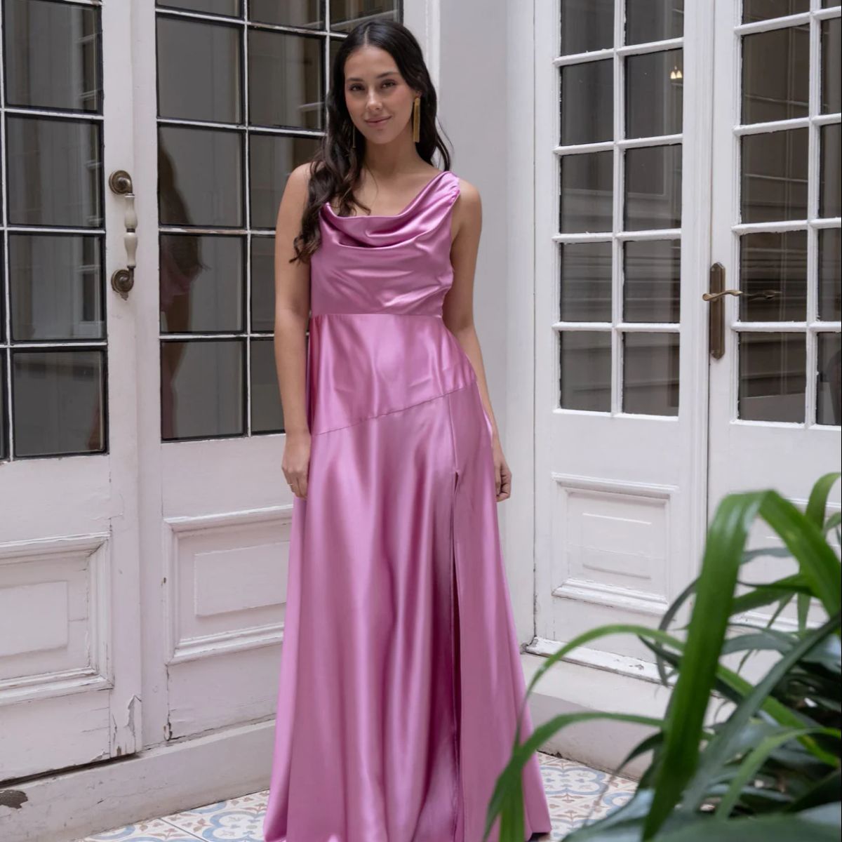 MI PLACARD - Vestido de Fiesta Rivoli Rosado