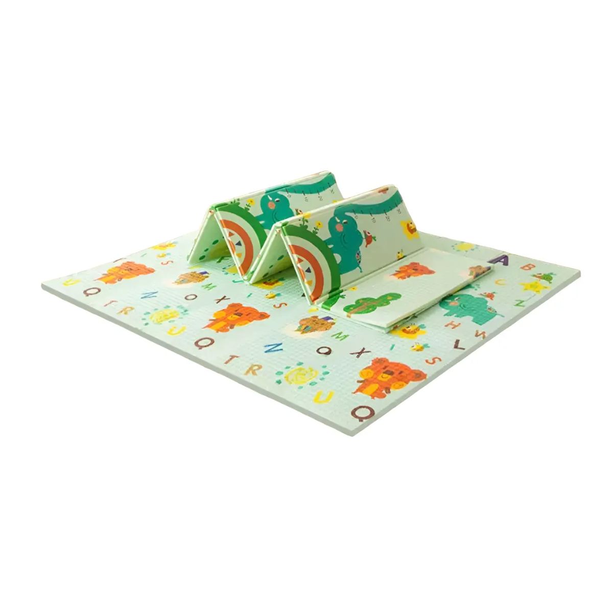 GENERICO - Alfombra Goma Eva Plegable Para Bebé  Con Bolso 120x180 nino