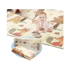 GENERICO - Alfombra Goma Eva Plegable Para Bebé Con Bolso 150x200 nino