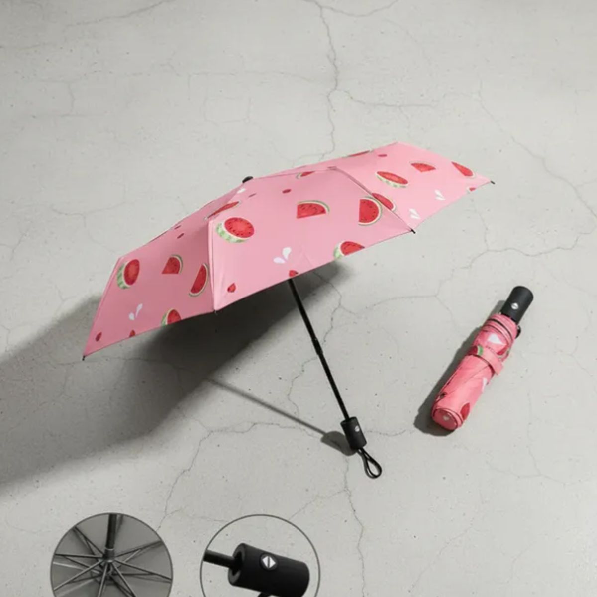 GENERICO - Paraguas Plegable 55cm Diseño Frutas