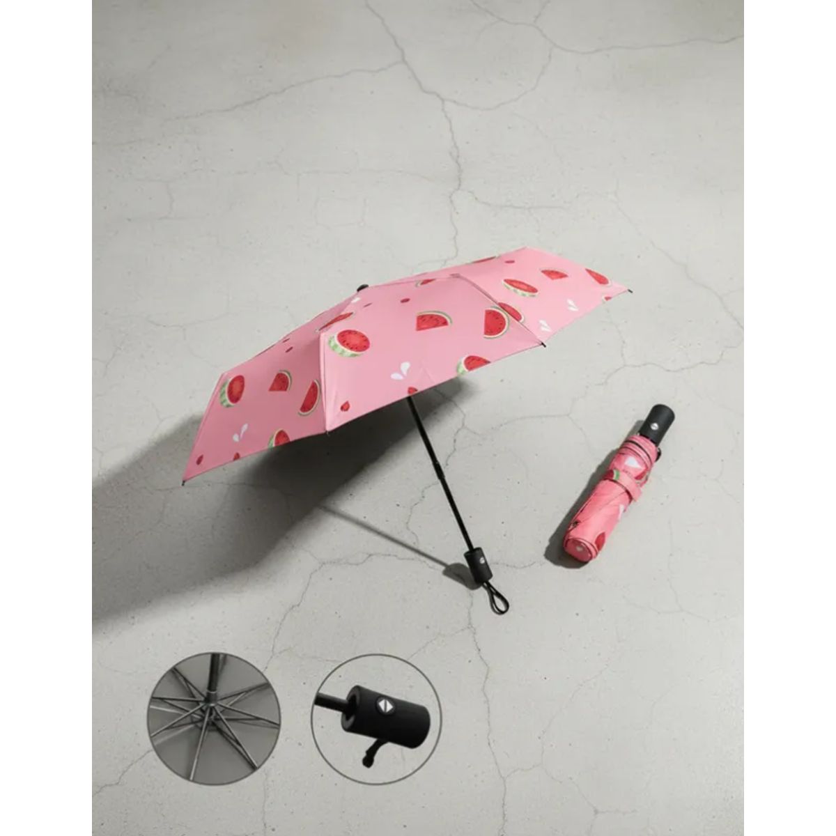 GENERICO - Paraguas Plegable 55cm Diseño Frutas