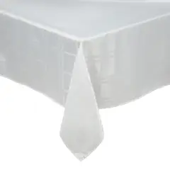 PLUMETTI - Mantel Roma 180X180 cm Blanco