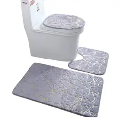 GENERICO - Set De Alfombras De Baño De 3 Piezas