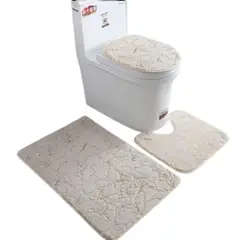 GENERICO - Set De Alfombras De Baño De 3 Piezas