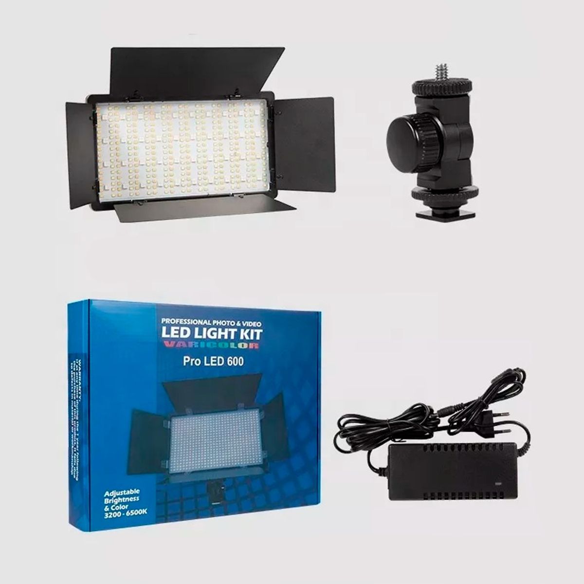 GENERICO - Kit Portátil Profesional Luz Led Para Fotografía Y Video Pro Led 600
