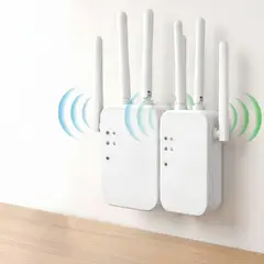 IRM - Repetidor Wifi X2 300mbps 4 Antenas Amplificador Señal Extensor Cobertura Calidad FIGOIMPORT