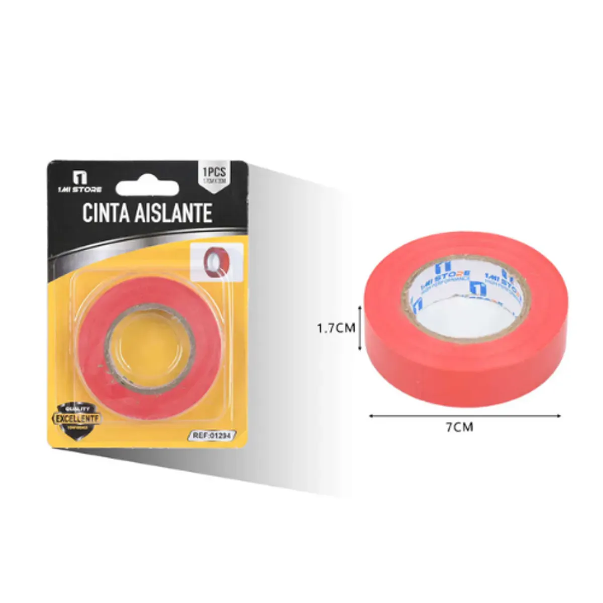 GENERICO - Ultra-Adherencia Cinta Aislante Resistente 20M