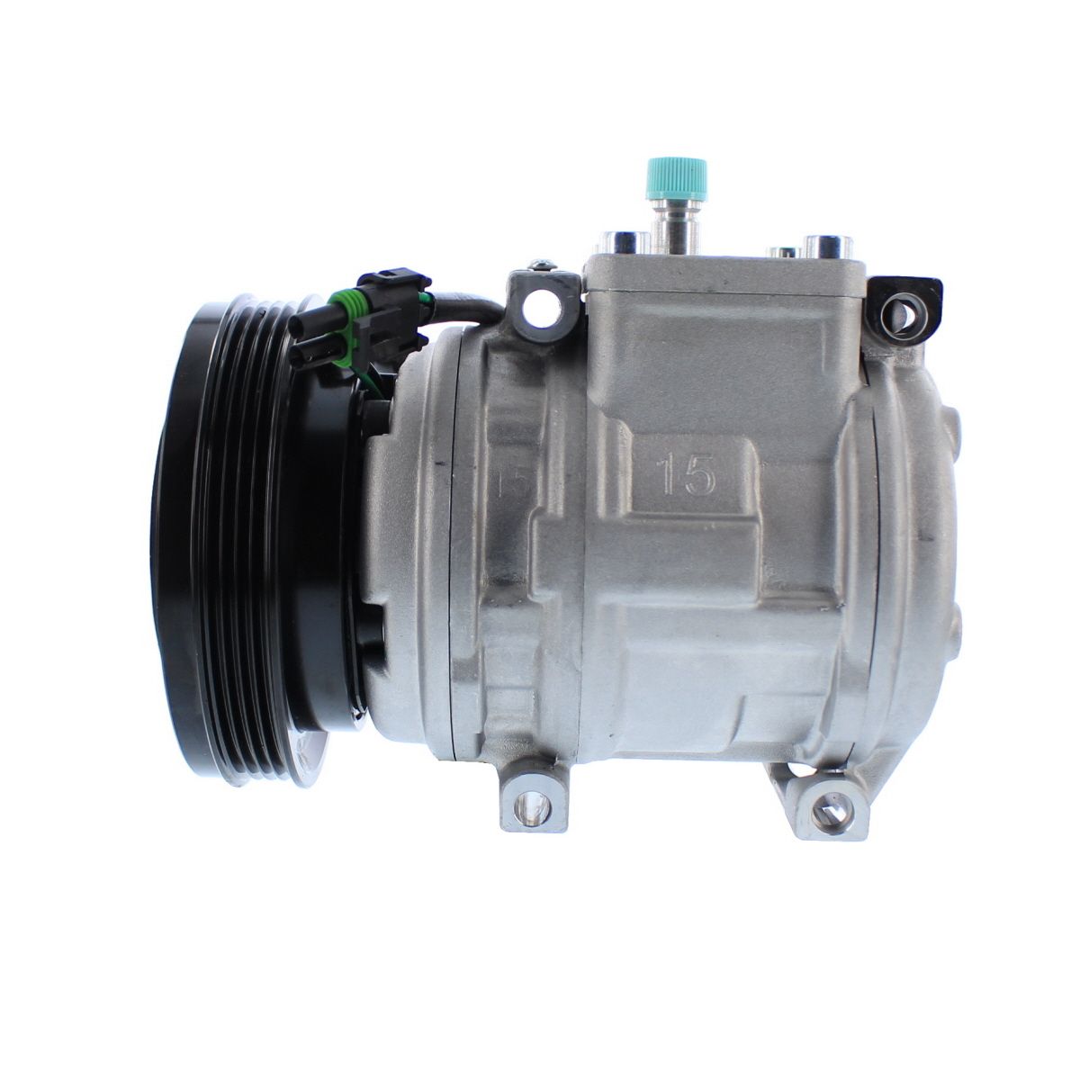 AMERICAN AIR - Compresor AC 10PA15C 24V 4PK 135mm MD CORTO CON COBERTOR AM