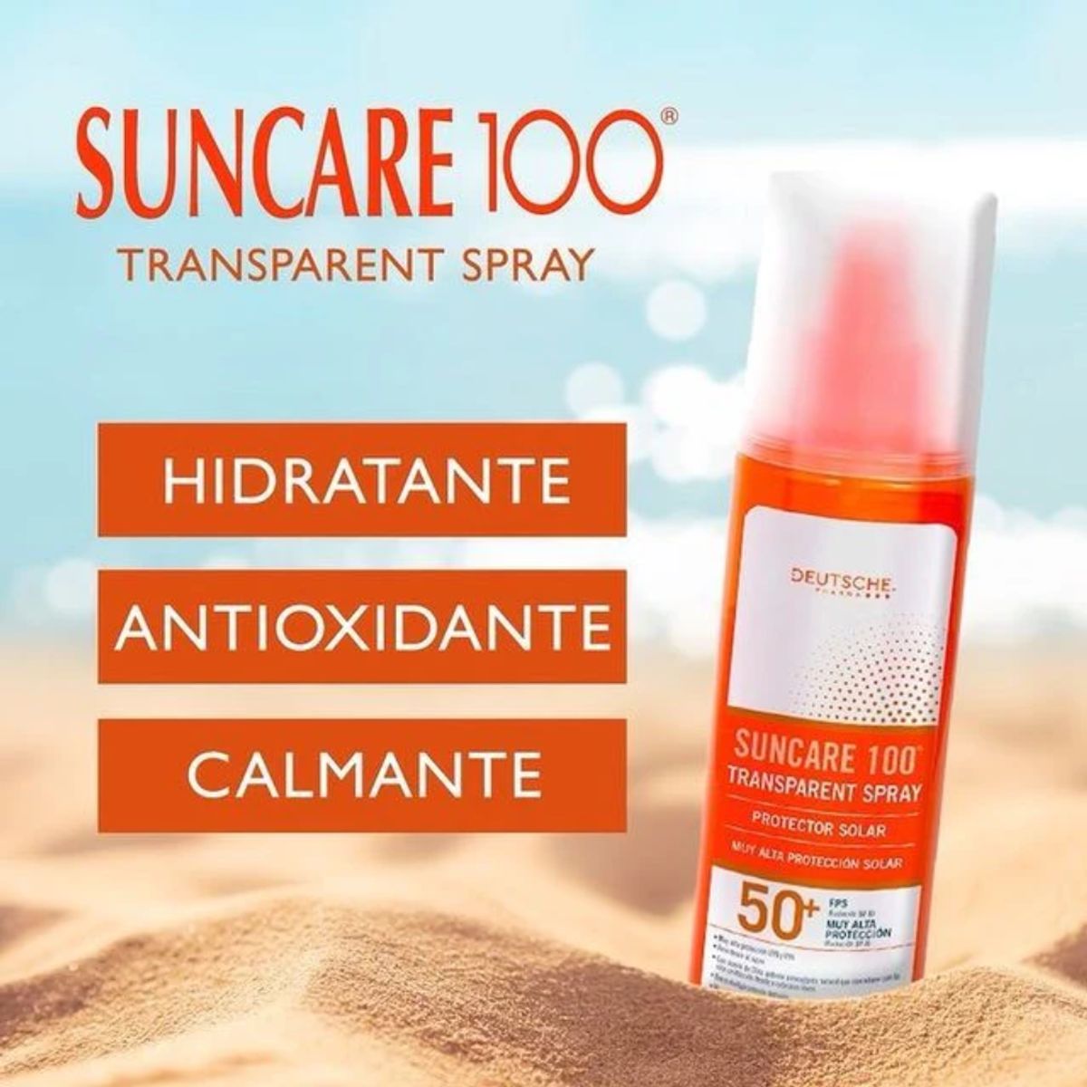 PHARMA - Suncare 100 Transparente Spray FPS 50 200 ml