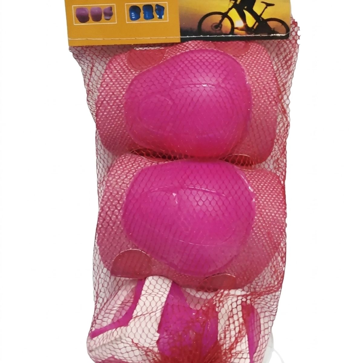 GENERICO - Set de Protección Rodillera Codera Muñequera Protectores en Color Rosado