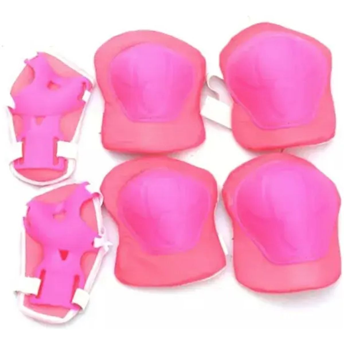 GENERICO - Set de Protección Rodillera Codera Muñequera Protectores en Color Rosado