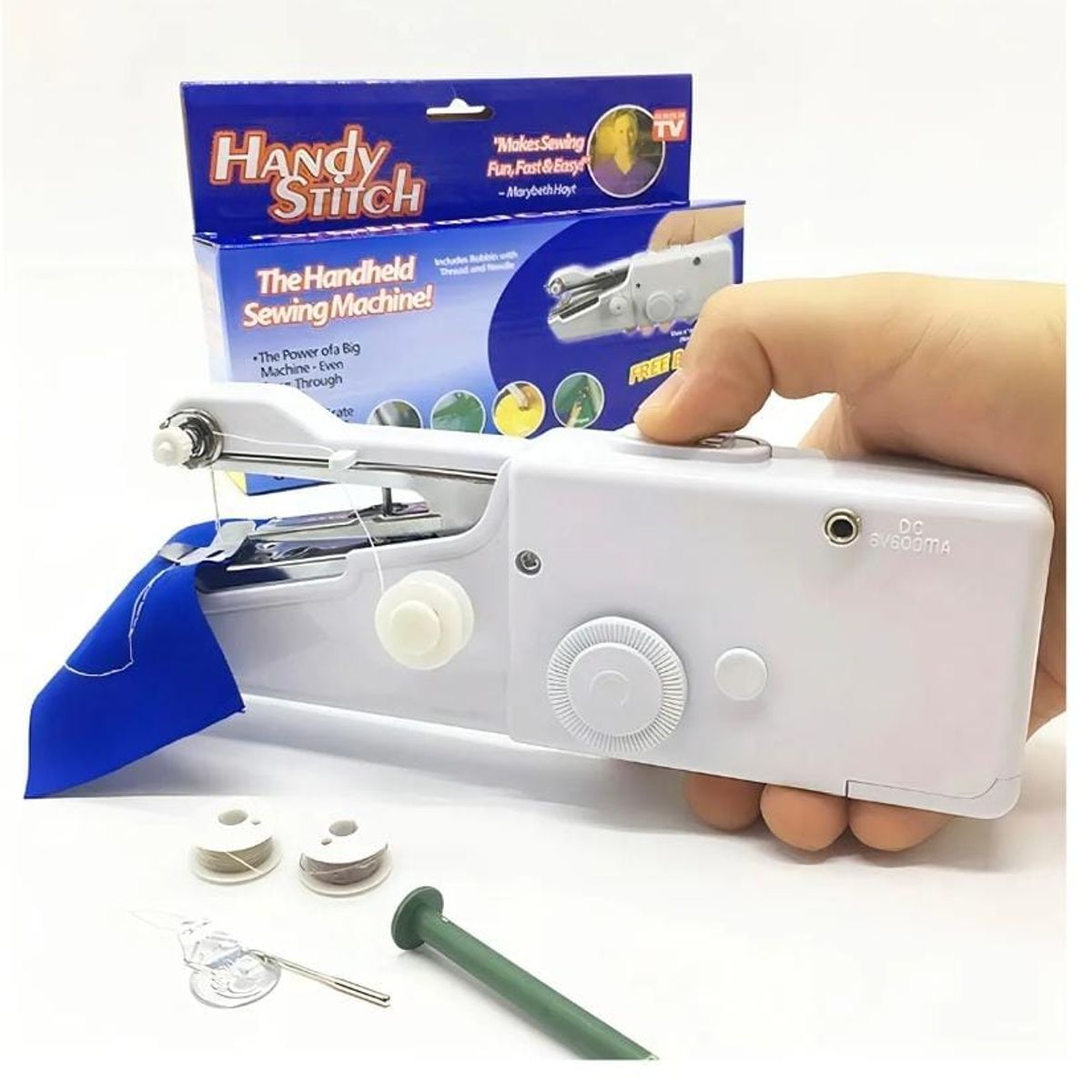 GENERICO - Mini Maquina De Coser Portatil Handy Stitch Hogar Costura Color Blanco