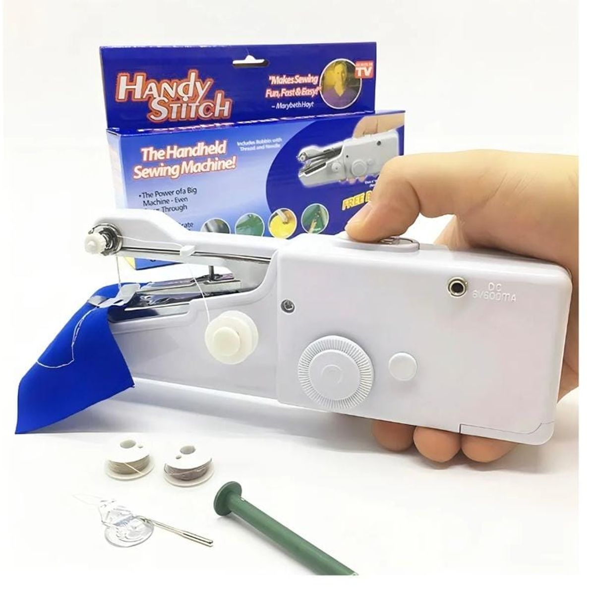 GENERICO - Mini Maquina De Coser Portatil Handy Stitch Hogar Costura Color Blanco