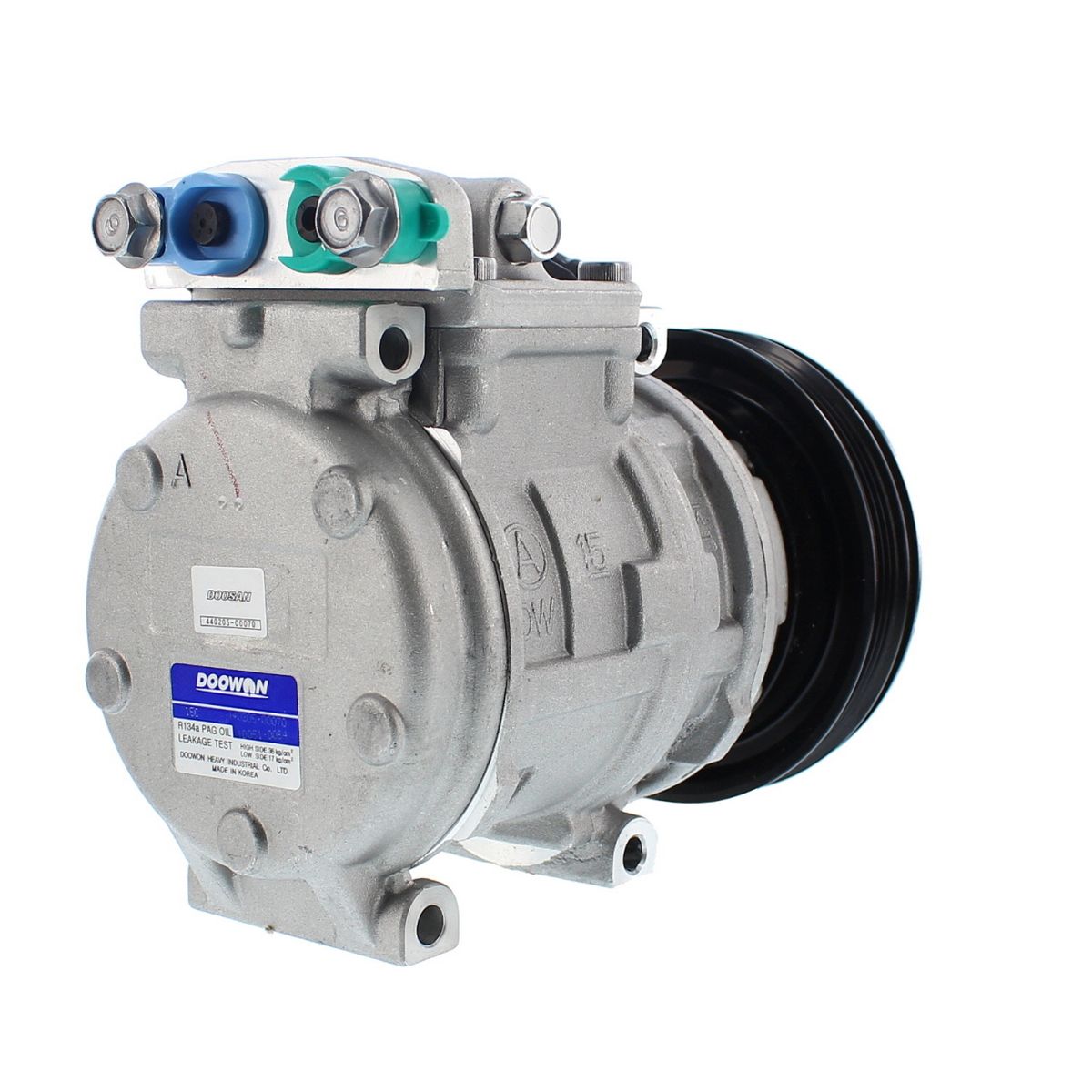 AMERICAN AIR - Compresor AC 10PA15C 24V 4PK 135mm MD CORTO CON COBERTOR OE
