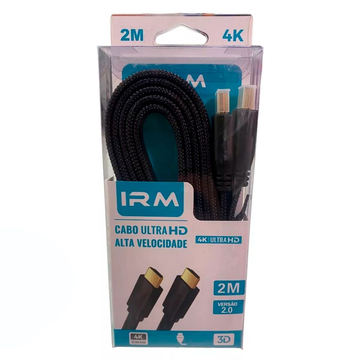 GENERICO - Cable HDMI IRM 4K Ultra HD De 2 Metros