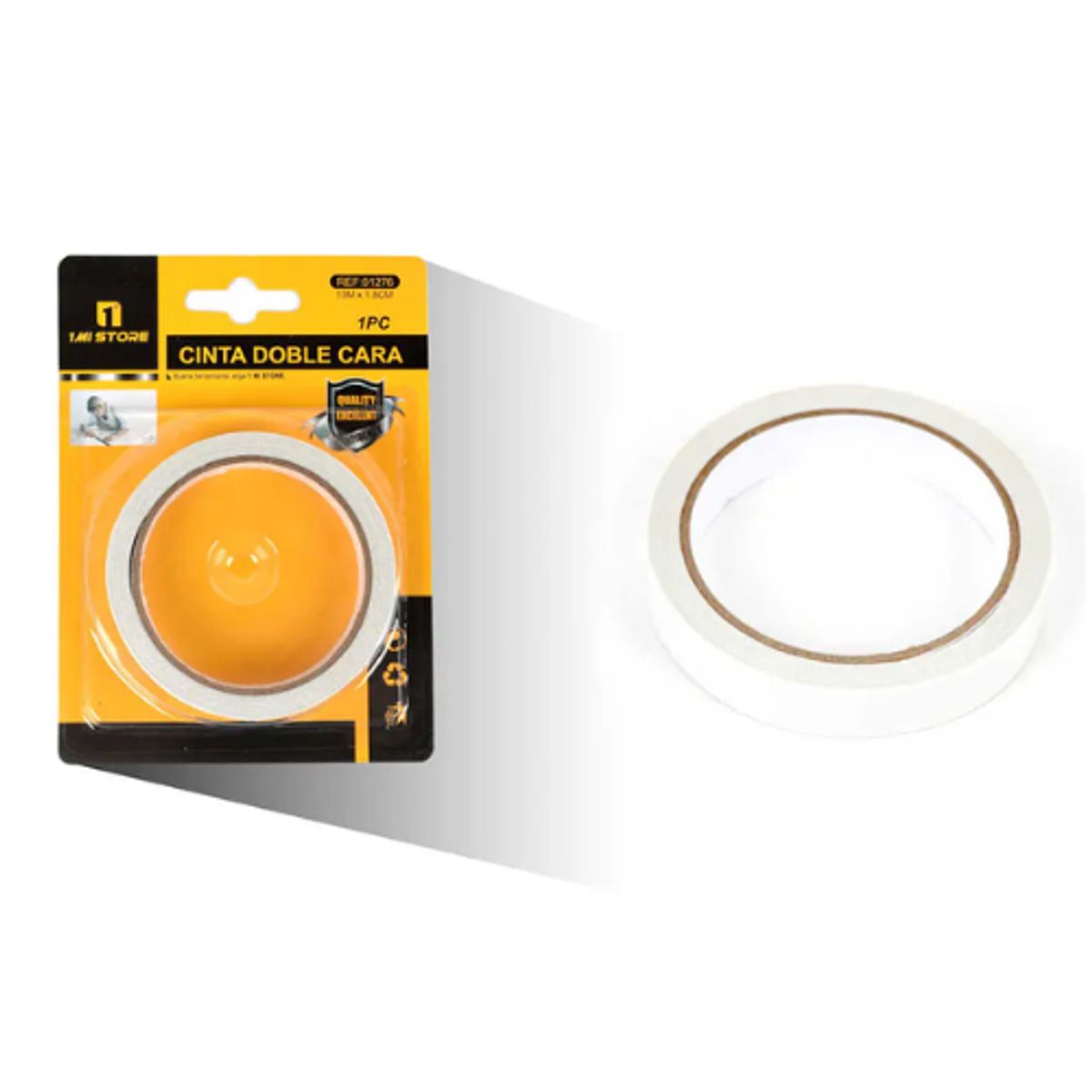 GENERICO - Ultra-Adherencia Cinta Doble Cara Resistente 13M