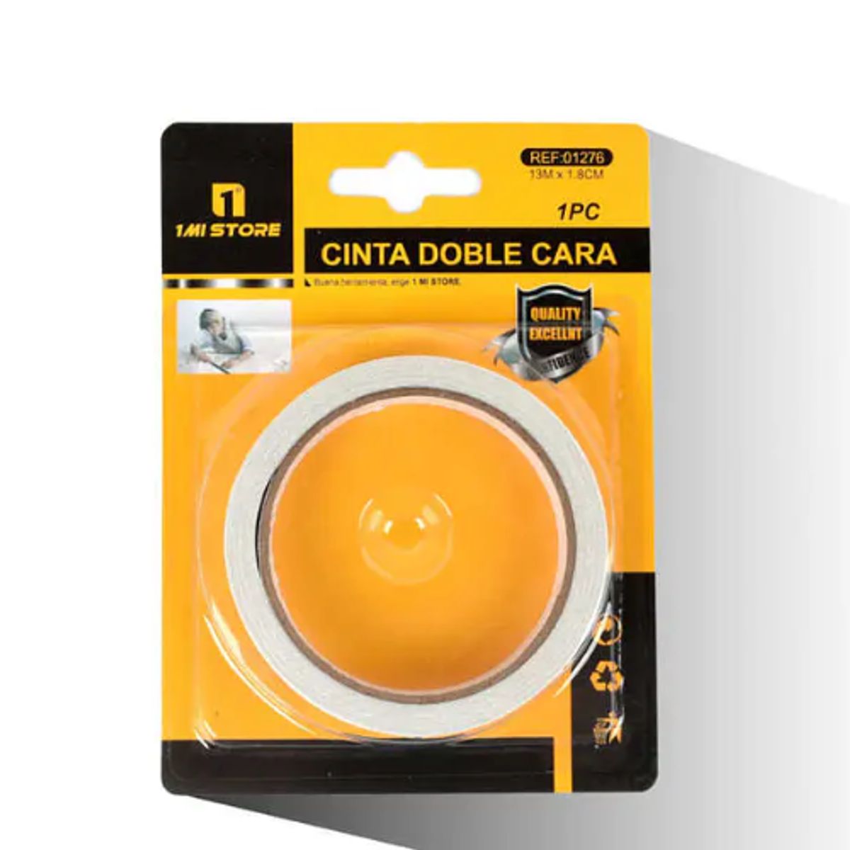 GENERICO - Ultra-Adherencia Cinta Doble Cara Resistente 13M