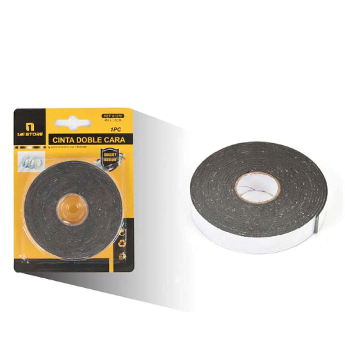 GENERICO - Ultra-Adherencia Cinta Doble Cara Resistente 4M