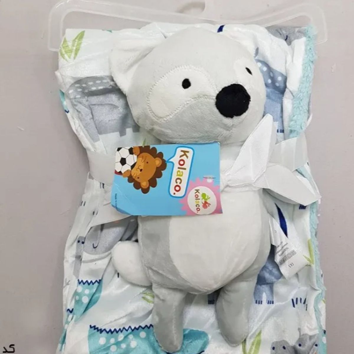 GENERICO - Manta Con Peluche De Apego Para Bebes Frazada Suave Koala GRIS