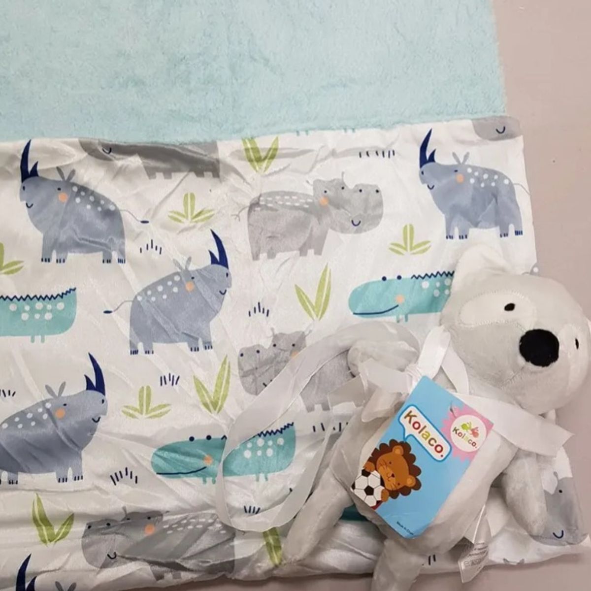 GENERICO - Manta Con Peluche De Apego Para Bebes Frazada Suave Koala GRIS
