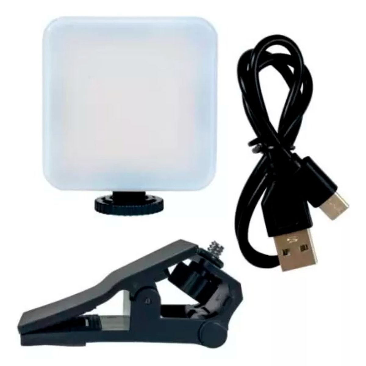 GENERICO - Mini Luz Led Con Clip Para Selfies Celular Tablet Laptop