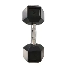 BLU FIT - Mancuerna hexagonal entrenamiento 10 kg negro