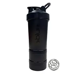 BLU FIT - Botella Mixer Negro 450 ml