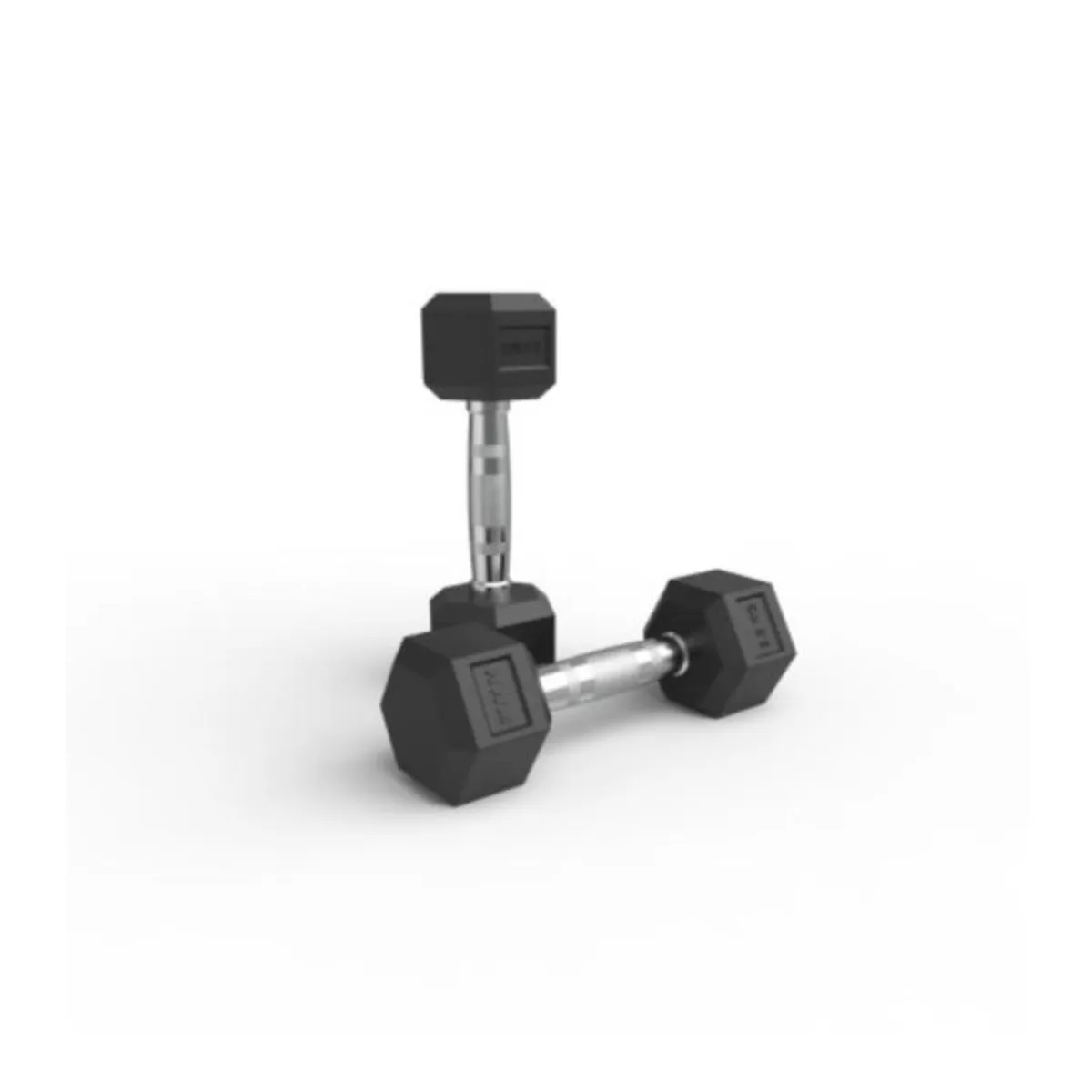 HWM - Par Mancuernas 2.5kg Hexagonales Caucho