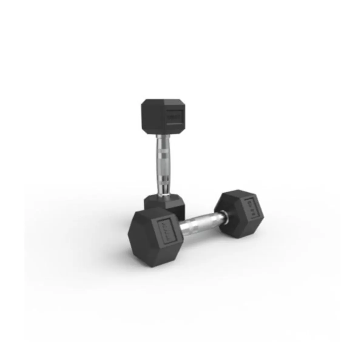 HWM - Par Mancuernas 2.5kg Hexagonales Caucho