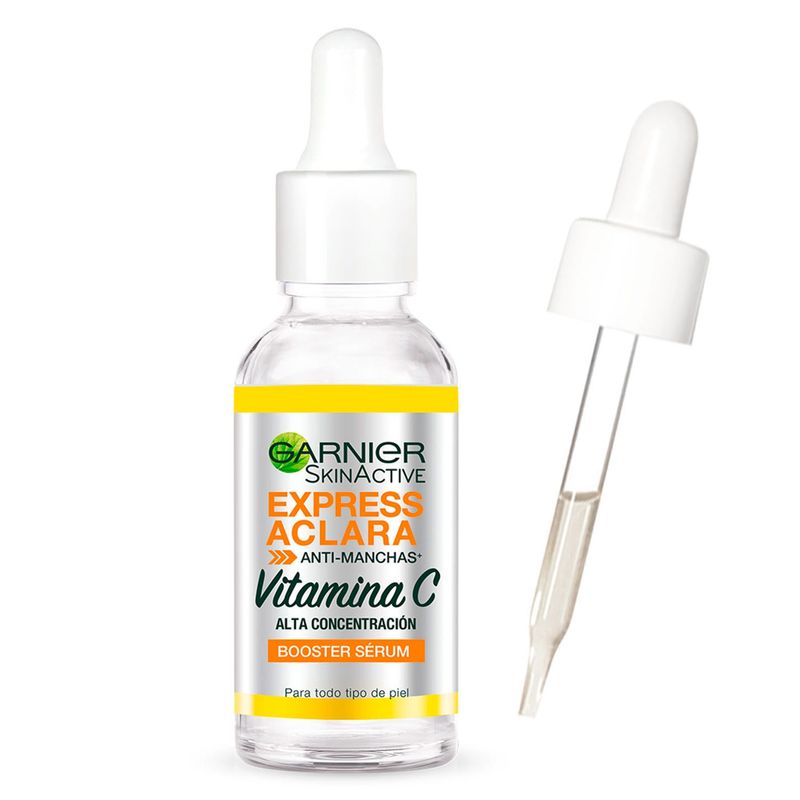 GARNIER - Mascarilla Serum Express Aclara Vitamina C Garnier Skin Natural Face