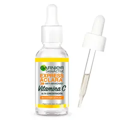 GARNIER - Mascarilla Serum Express Aclara Vitamina C Skin Natural Face