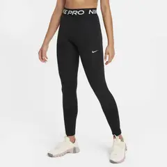NIKE - Calzas Pro Dri-FIT Negro Niño Unisex - Negro